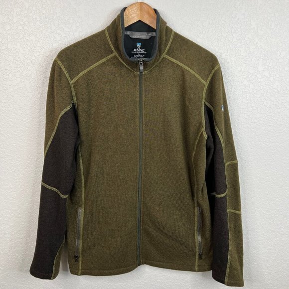 Kuhl Other - Kuhl Men's L Revel Full Zip Kashmira Sweater Green Outdoor Long Sleeve Casual